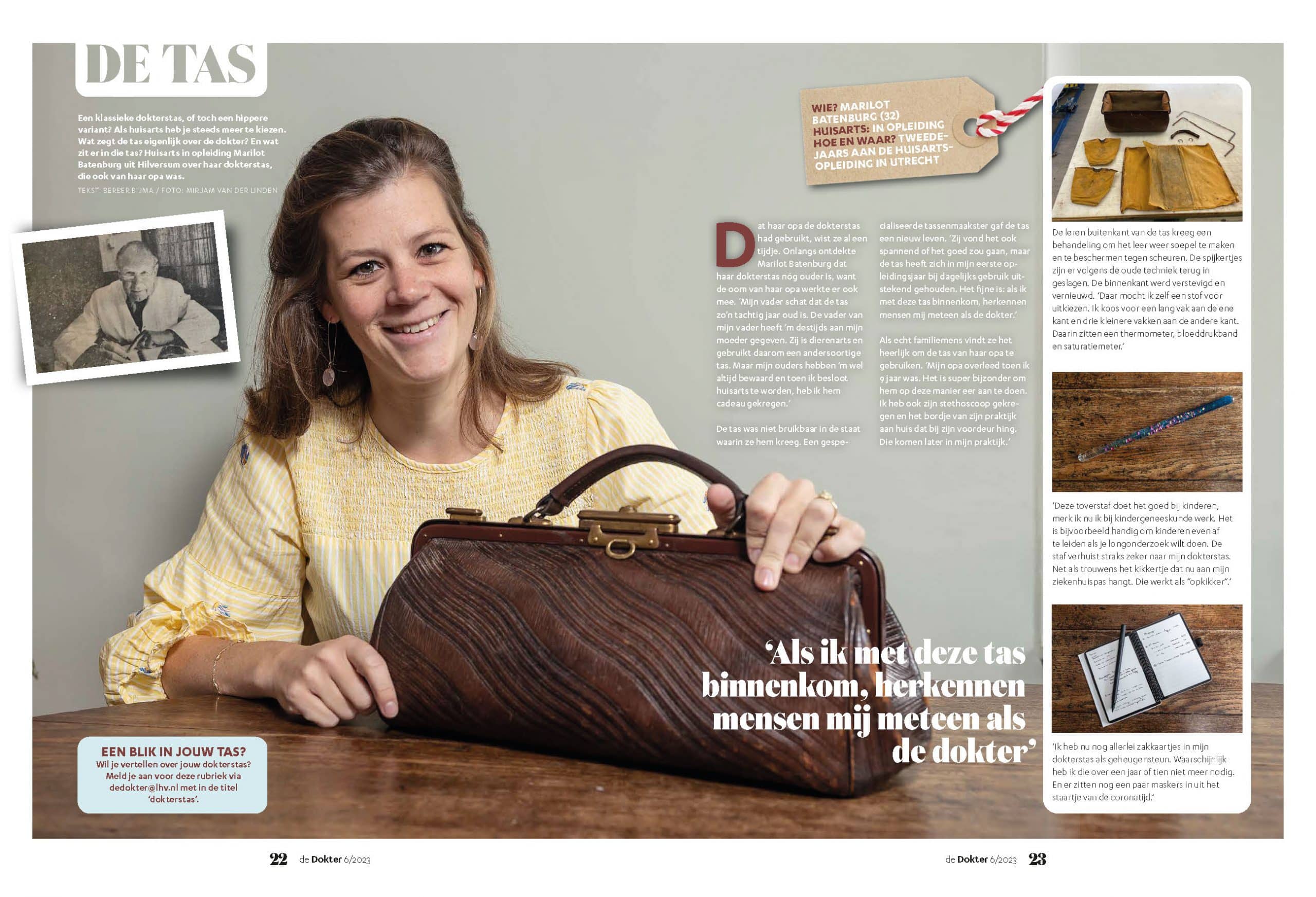 De tas Marilot Batenburg LHV