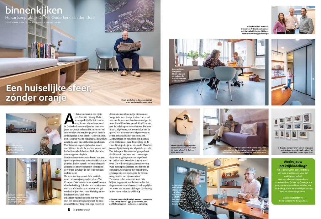 Binnenkijken: Huisartsenpraktijk De Spil Ouderkerk aan den IJssel