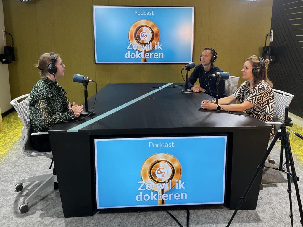 Foto van de podcast-aflevering